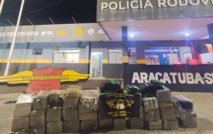 Motorista é preso na Rondon transportando 1.110 quilos de maconha