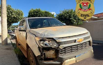 Polícia Civil identifica condutor de caminhonete que arrastou bicicleta motorizada em avenida de Birigui
