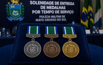 Entre bravura e dever, PMs de Três Lagoas são homenageados por anos de dedicação à segurança pública
