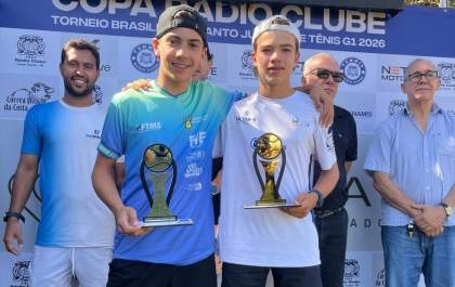 Tenista de Três Lagoas é vice-campeão em torneio brasileiro