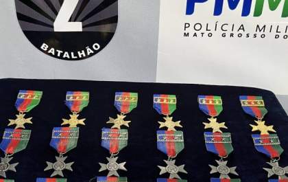 Medalhas reconhecem tempo de serviço na PMMS