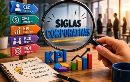 O que significa CEO, KPI, ROI e B2B? Guia completo das siglas corporativas