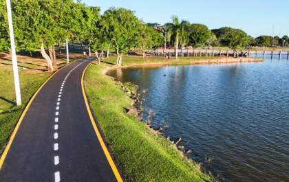 Lagoa Maior tem pista revitalizada