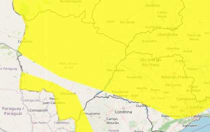 Inmet emite alerta de tempestade para Mato Grosso do Sul
