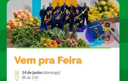 Feira Livre da praça Olímpica será especial no próximo domingo
