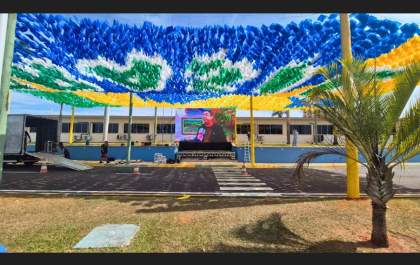 Prefeitura de Guararapes faz decoração e terá telão para população acompanhar os jogos do Brasil na Copa