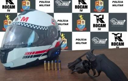 PM prende homem com revólver em Birigui