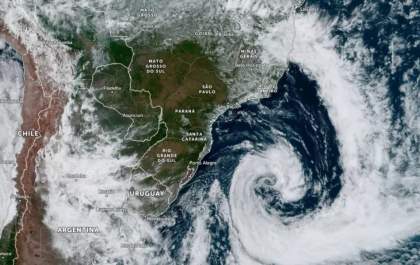 Dois ciclones aumentam risco de temporais e ventos fortes em Mato Grosso do Sul