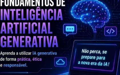 Curso gratuito sobre Inteligência Artificial Generativa abre inscrições em Andradina