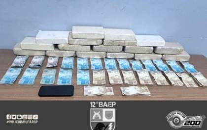 Mulher de 56 anos é presa pelo Baep com mais de 17 quilos de cocaína