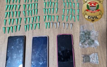 Mulher é presa com maconha e cocaína pela Polícia Civil de Birigui