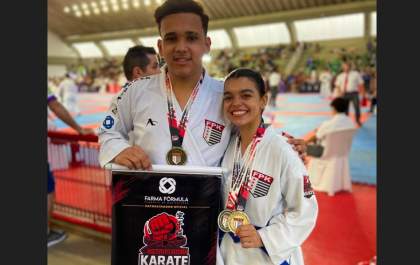 Atletas de Karatê de Araçatuba conquistam medalhas na Final do Campeonato Paulista Estudantil