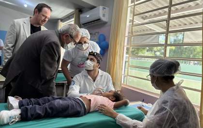 Pró-reitor da Unesp visita Araçatuba e Birigui para conhecer o Projeto Sorriso Feliz