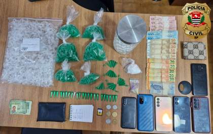 Homem é preso por tráfico de drogas em operação da Polícia Civil de Birigui