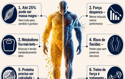 Especialista alerta para cuidados com a perda de massa muscular durante o tratamento para emagrecimento como Mounjaro&nbsp;