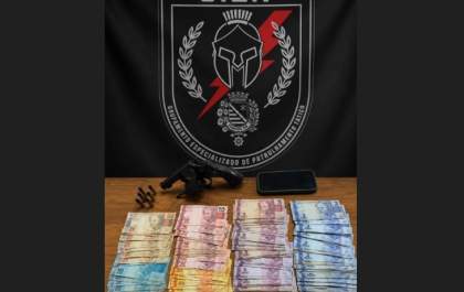 Jovem é preso ao ser abordado com revólver por grupo de elite da Guarda Municipal de Araçatuba
