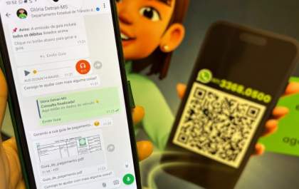 Glória 2.0 emite guia do licenciamento por WhatsApp