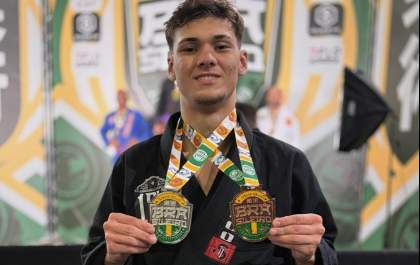 Atleta de Araçatuba conquista 2 medalhas no Campeonato Brasileiro de Jiu-jítsu