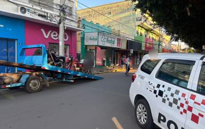 PM aplica 14 multas durante fiscalização de trânsito contra ‘motos barulhentas’ em Guararapes e Valparaíso