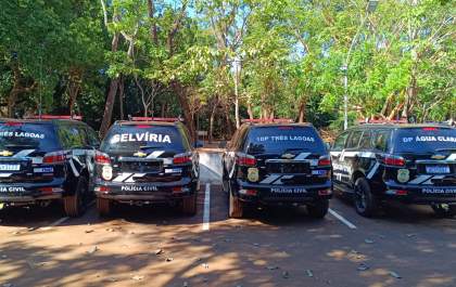Segurança pública de Três Lagoas recebe novas viaturas e reforça combate ao crime