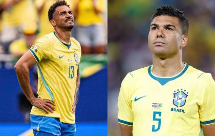 Casemiro e Danilo levam Brasil à punição da FIFA
