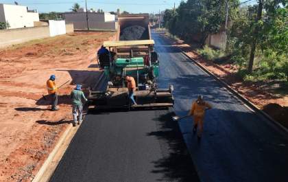 Obras avançam no Jardim Alvorada em Três Lagoas