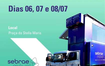 Sebrae móvel oferece atendimento gratuito a empreendedores a partir de segunda