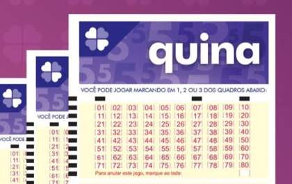 Quina acumula após sorteio sem ganhador