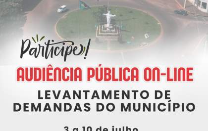 Audiência pública on-line ouve demandas da população de Guararapes