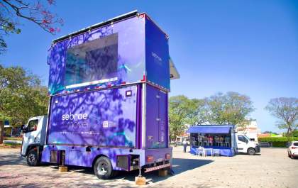 Sebrae móvel inicia atendimento gratuito na praça Stella Maris