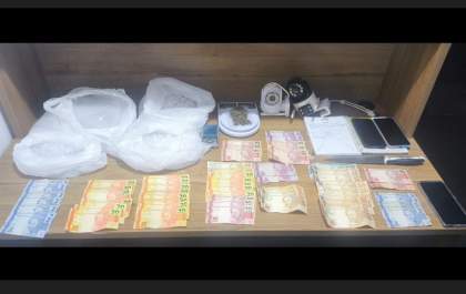 Homem é preso pela PM acusado de invadir apartamento da ex e ameaçá-la com faca