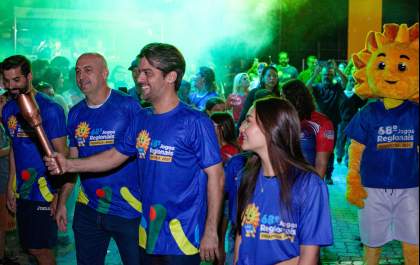 Penápolis recebe Fogo Simbólico dos Jogos Regionais