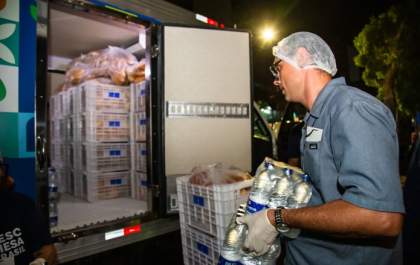 Sesc e ABQM arrecadam alimentos durante congresso em Araçatuba