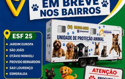 Castramóvel inicia atendimento no Jardim Europa na próxima segunda