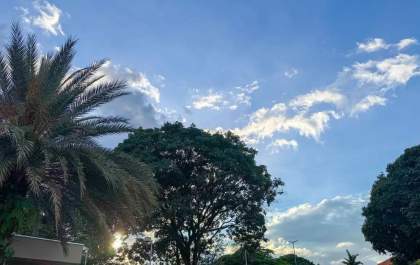 Domingo será de calor, tempo seco e ventania em Mato Grosso do Sul