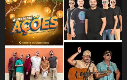 2ª Festa das Ações terá shows com Gustavo & Daniel, Os Caramelows e Saxopop