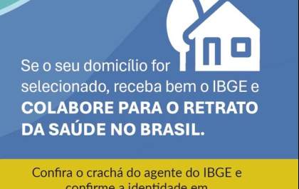 Araçatuba e Valparaíso participam da nova pesquisa do IBGE