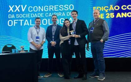 Trabalho sobre o Mutirão Oftalmológico conquista prêmios em congresso estadual
