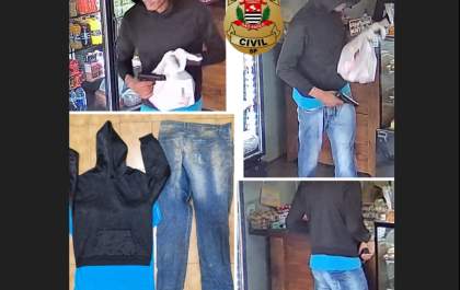 Polícia Civil identifica autor de roubo a padaria em Birigui