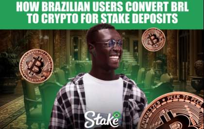 Como os usuários brasileiros convertem BRL em cripto para depósitos na Stake