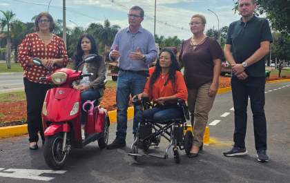 Lagoa Maior ganha estacionamento acessível