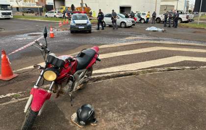 Motociclista morto após colisão em Araçatuba não poderia dirigir