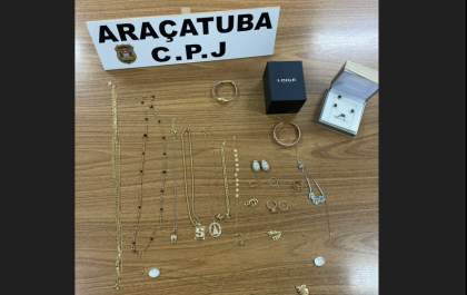 Polícia Civil de Araçatuba encontra na casa de diarista, joia furtada da patroa