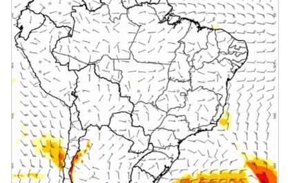 Ciclone-bomba: cinco estados estão sujeitos a temporais, granizo e vendavais até sábado
