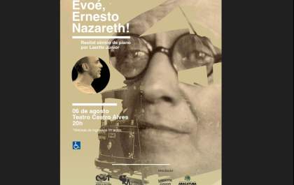 Teatro Municipal Castro Alves recebe estreia do recital 'Evoé, Ernesto Nazareth!'