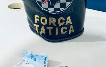 Força Tática prende jovem por tráfico de drogas no Novo Oeste, em Três Lagoas