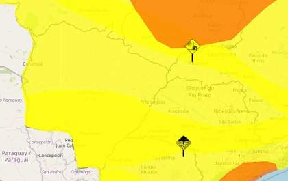 Sexta-feira será de chuva e alerta para ventos fortes em Três Lagoas