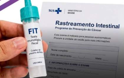 SUS passa a oferecer teste FIT contra câncer