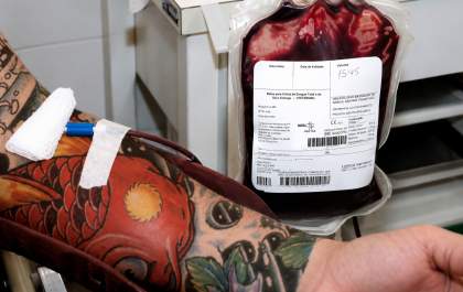 Prazo para doar sangue após tatuagem cai para 7 dias