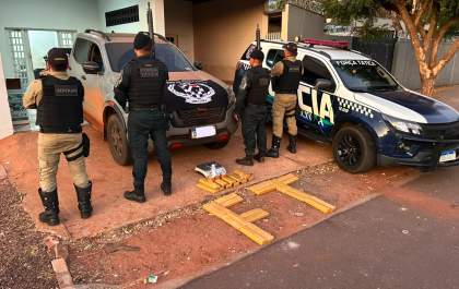 PM descobre depósito de drogas e prende quatro suspeitos em Três Lagoas